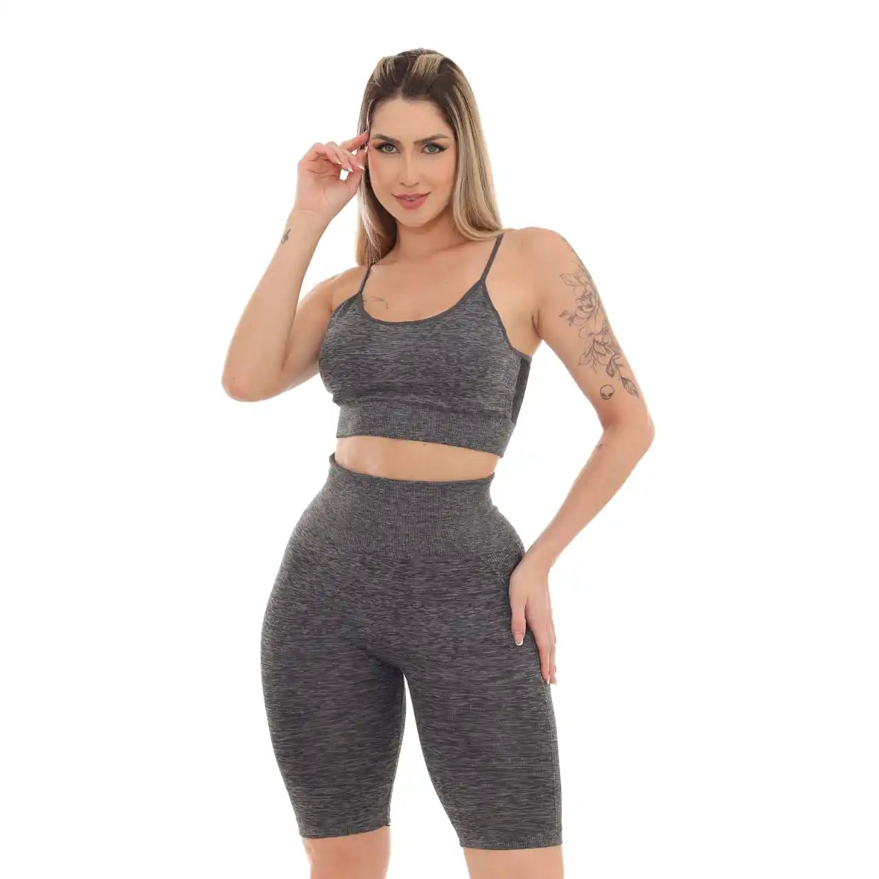 Conjunto Fitness Compre 1 Leve 3: Top, Shorts e Legging